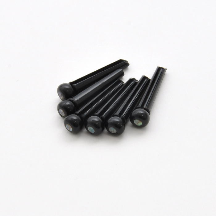 Plastik Bridge Pins, schwarz