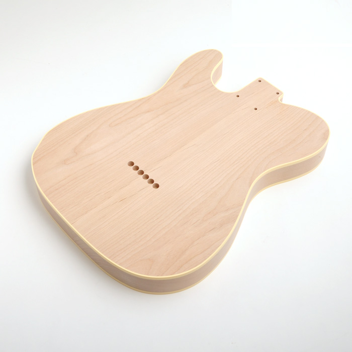 Rockinger Vintage Deluxe Body für Tele, unlackiert, Double Binding