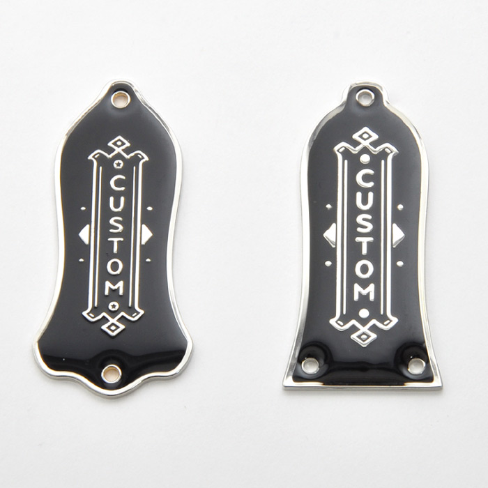 Trussrod Cover, Bagatelle, Silver