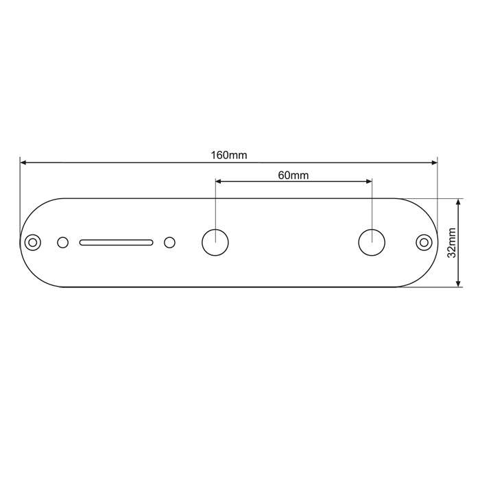 Rockinger Elektronik für 3-Way Tele, Standard, Linkshand