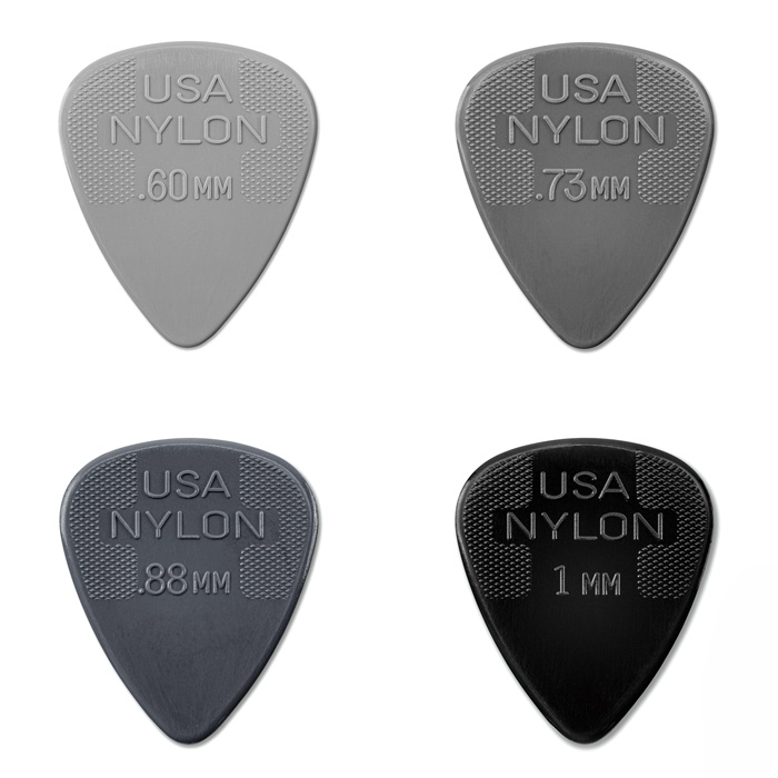 Dunlop Standard Nylon Plektren - 12 Stück