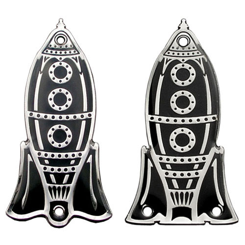 Trussrod Cover, Rocket, Silver