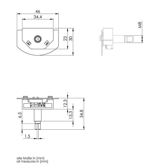 Schaller 5-fach Drehschalter, Megaswitch E
