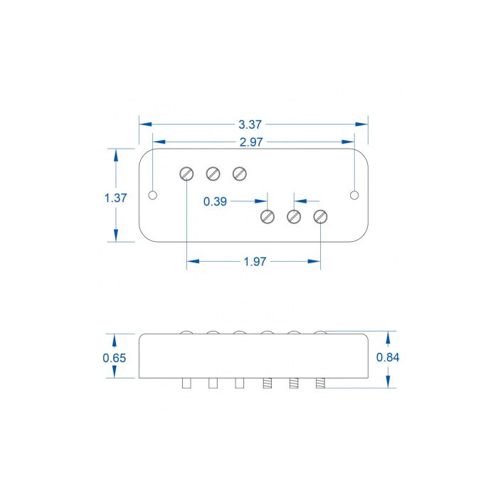 Lollar DC-90 Pickup, Black