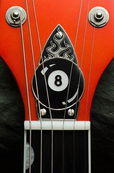 Trussrod Cover für Gretsch, 8-Ball
