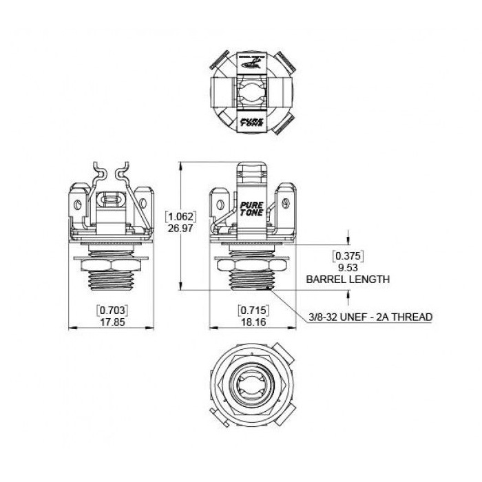 Pure Tone Stereo Multi Contact Klinkenbuchse