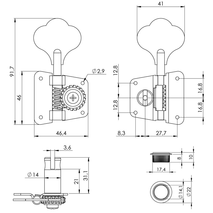Schaller BMFL Einzelmechanik