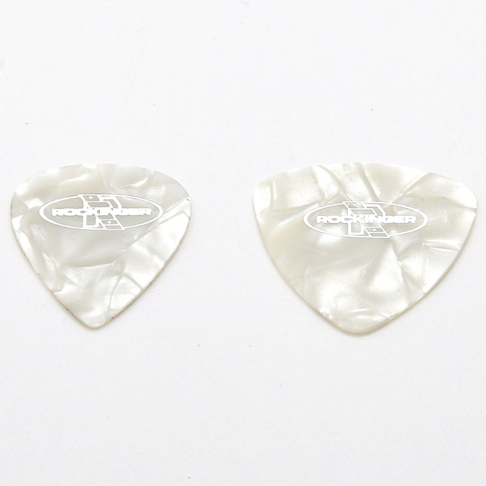 Rockinger Plektren, White Pearl