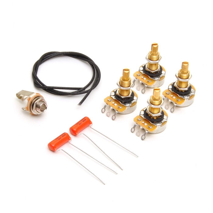 Rockinger Premium Wiring Kit für Les Paul, Long Shaft