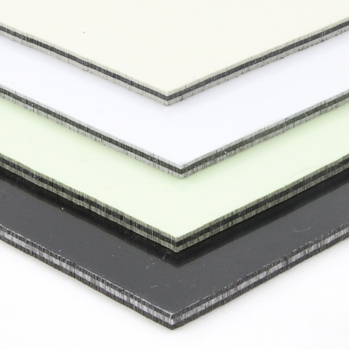 Kunststoffplatten, 3-lagig