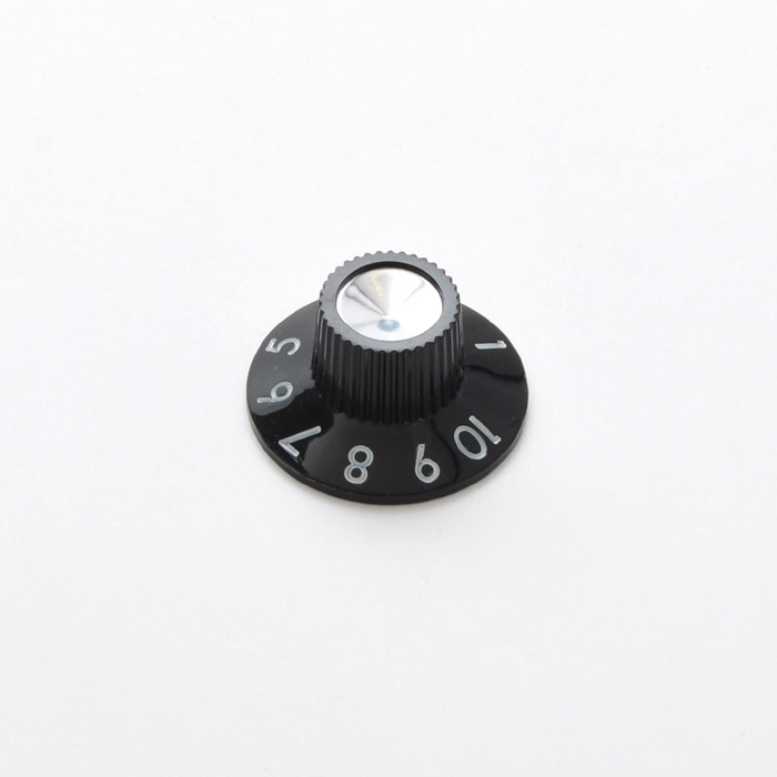 AMP Knopf, schwarz
