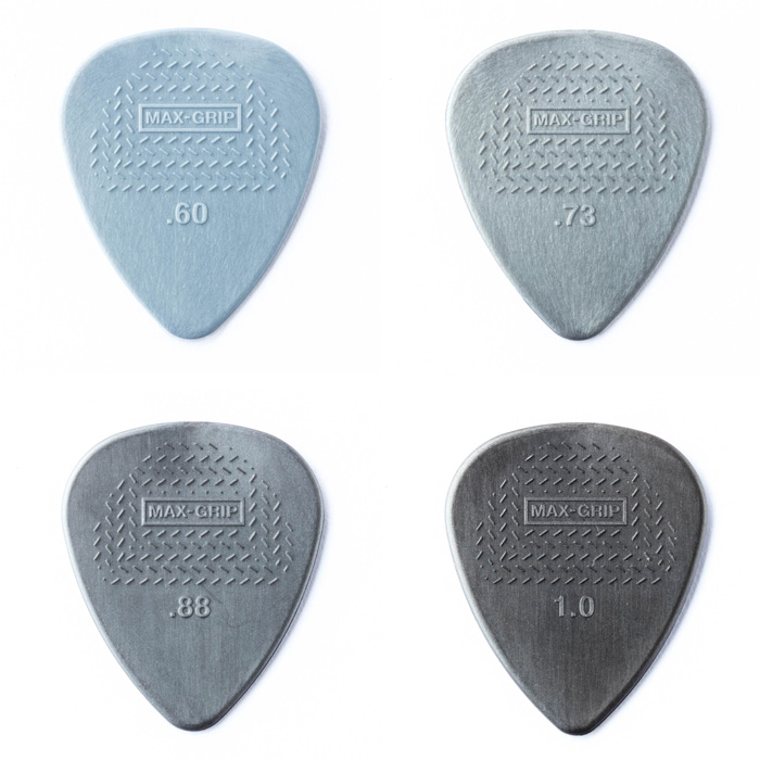Dunlop Max Grip Nylon Plektren - 12 Stück