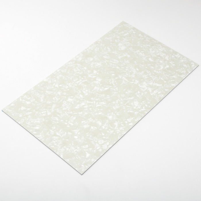 Kunststoffplatte, White Pearl