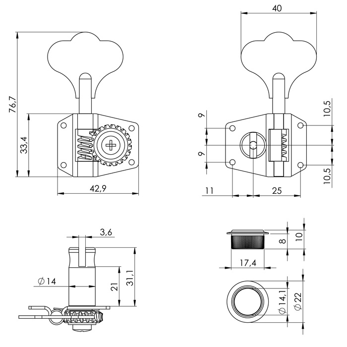 Schaller BML Einzelmechanik