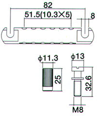 Rockinger Stop Tailpiece
