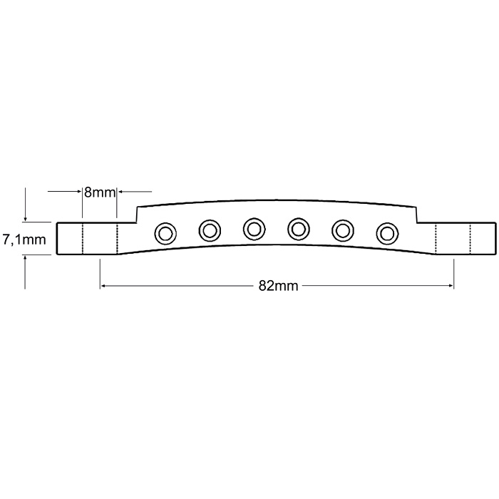 Duesenberg Aluminium Stop Tailpiece